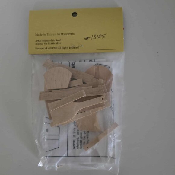 NWT Houseworks Shenandoah Designs Hanging Cradle Doll House Miniature Kit - Picture 3 of 4